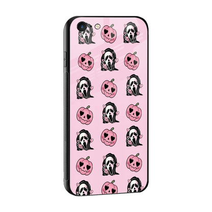 Friendly Ghost sleek iphone 6s plus cover with tempered glass back and TPU edges