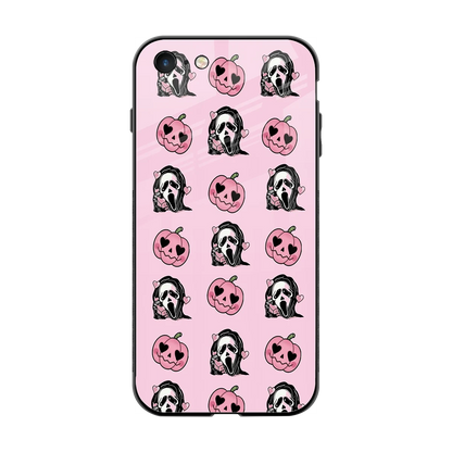 Friendly Ghost back phone cover | glass case for iphone 7