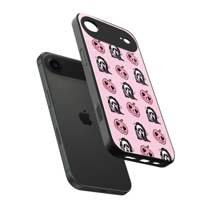 Friendly Ghost sleek iphone air cover with tempered glass back and TPU edges