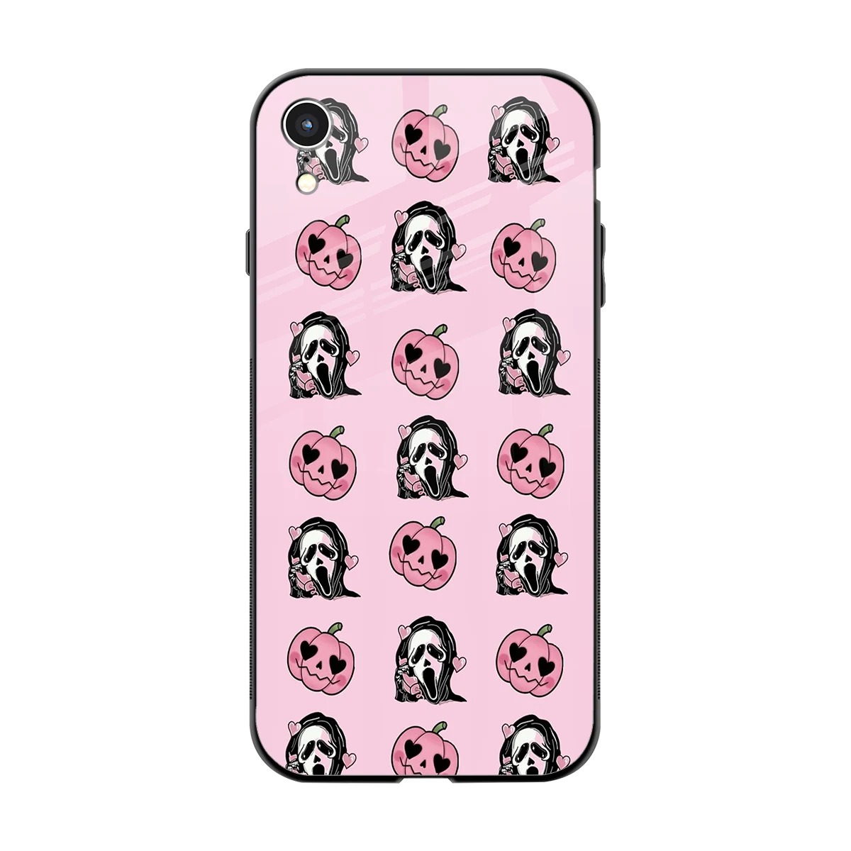 Friendly Ghost back phone cover | glass case for iphone xr