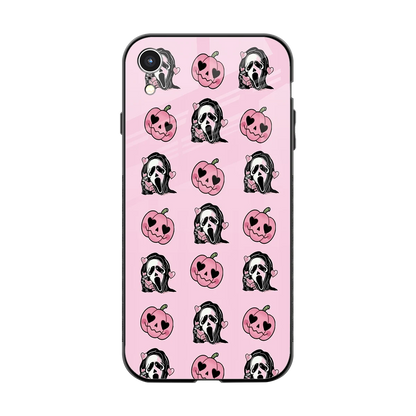 Friendly Ghost back phone cover | glass case for iphone xr