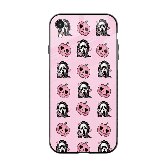 Friendly Ghost back phone cover | glass case for iphone xr