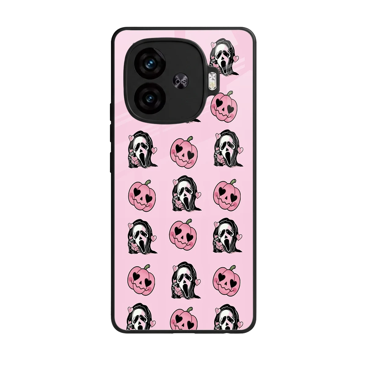 Friendly Ghost back phone cover | glass case for iqoo neo 10r 5g