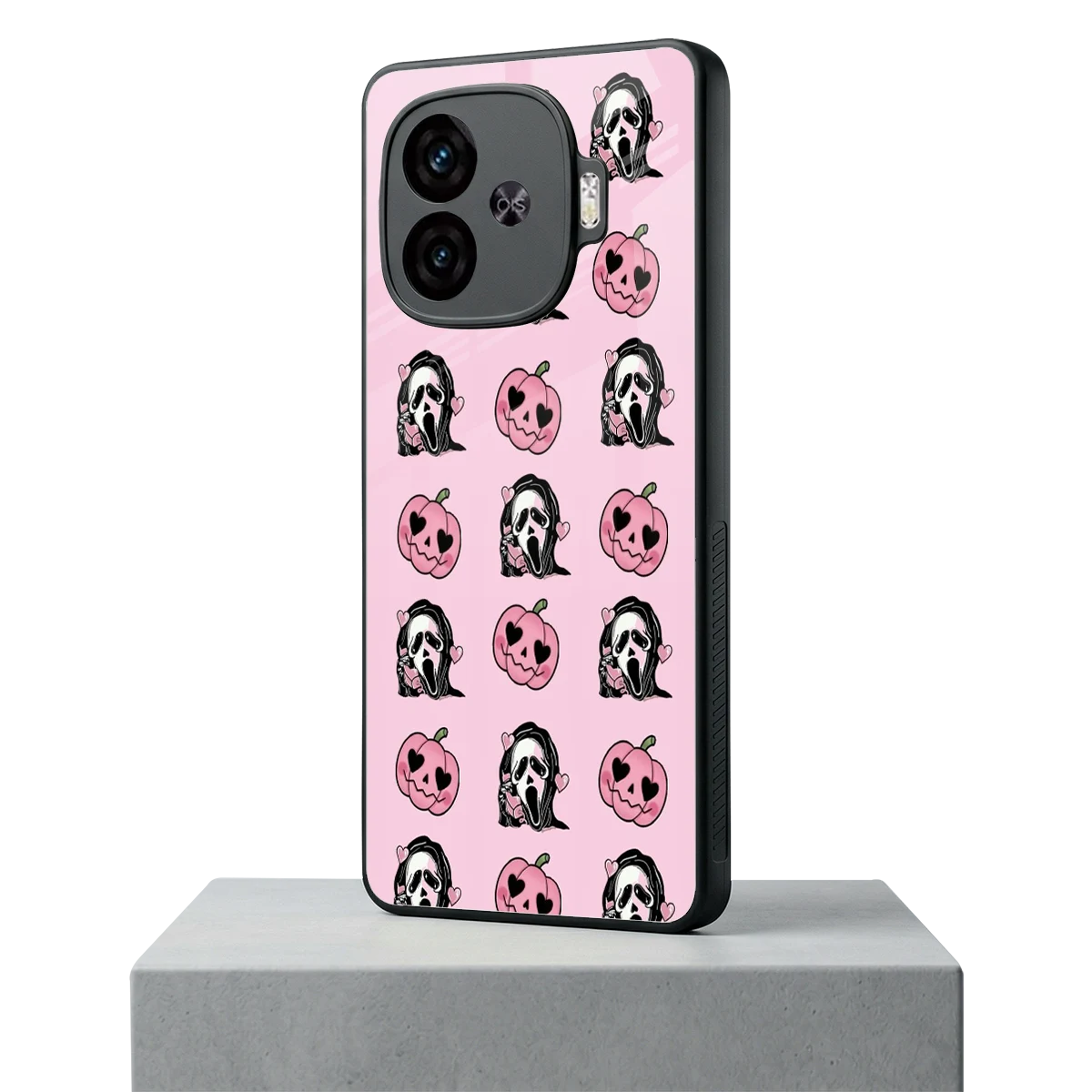 Friendly Ghost iqoo neo 10r 5g mobile cover | shockproof glass phone case