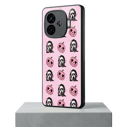 Friendly Ghost iqoo neo 10r 5g mobile cover | shockproof glass phone case