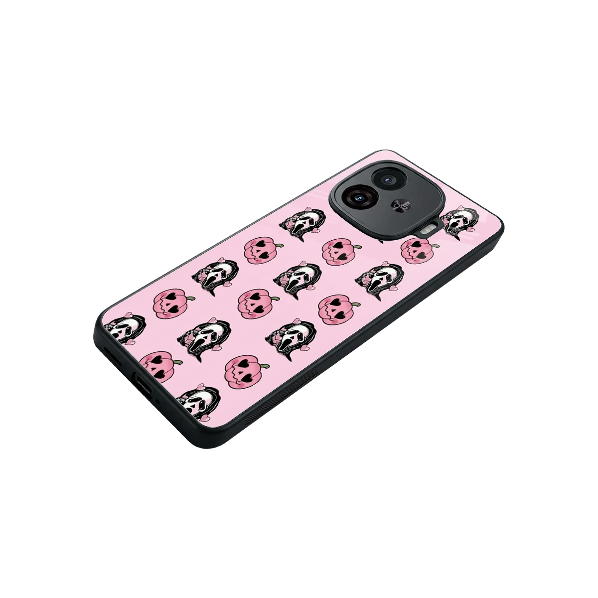 Friendly Ghost stylish phone case for iqoo neo 10r 5g | glossy glass and slim fit