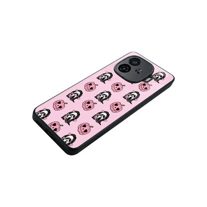 Friendly Ghost stylish phone case for iqoo neo 10r 5g | glossy glass and slim fit