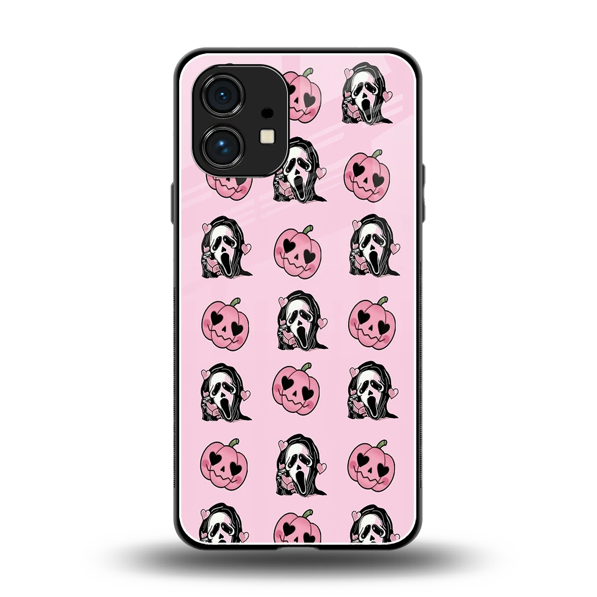 Friendly Ghost back phone cover | glass case for nothing phone 1