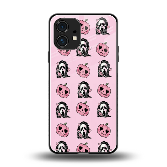 Friendly Ghost back phone cover | glass case for nothing phone 1