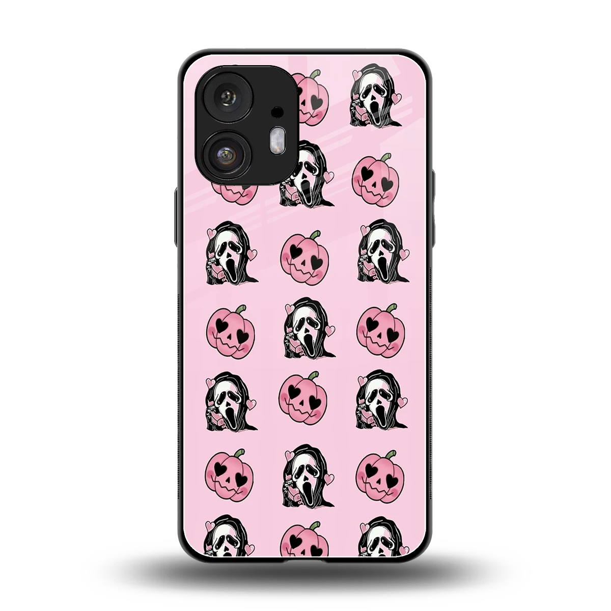 Friendly Ghost back phone cover | glass case for nothing phone 2