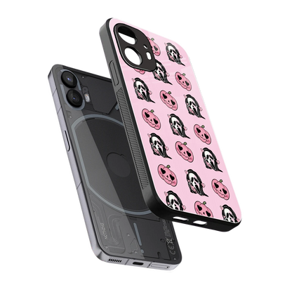 Friendly Ghost sleek nothing phone 2 cover with tempered glass back and TPU edges