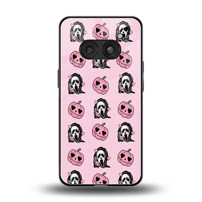 Friendly Ghost back phone cover | glass case for nothing phone 2a