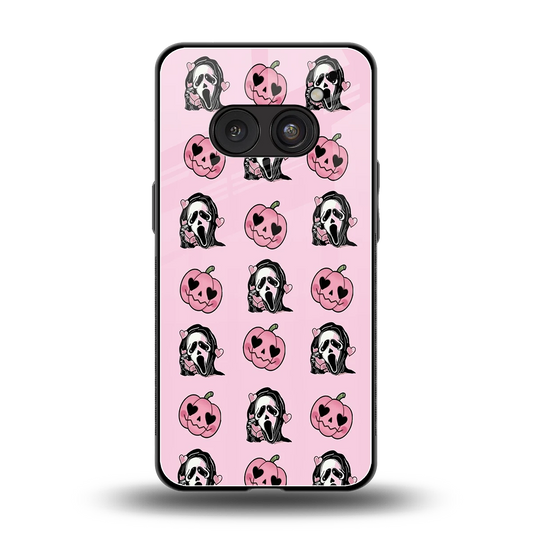 Friendly Ghost back phone cover | glass case for nothing phone 2a