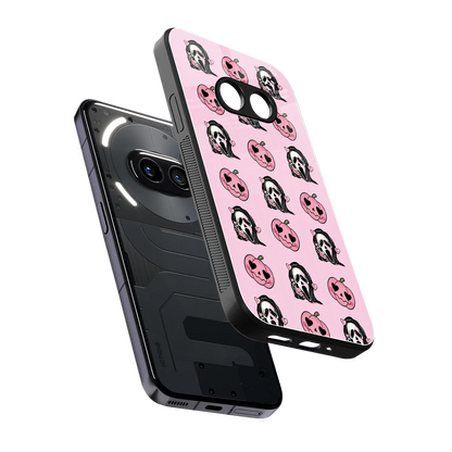 Friendly Ghost sleek nothing phone 2a cover with tempered glass back and TPU edges