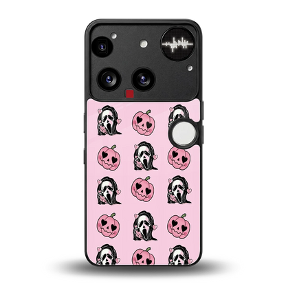 Friendly Ghost back phone cover | glass case for nothing phone 3