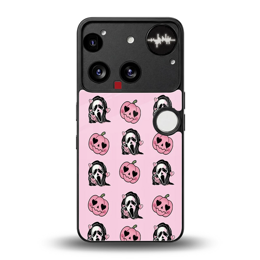 Friendly Ghost back phone cover | glass case for nothing phone 3