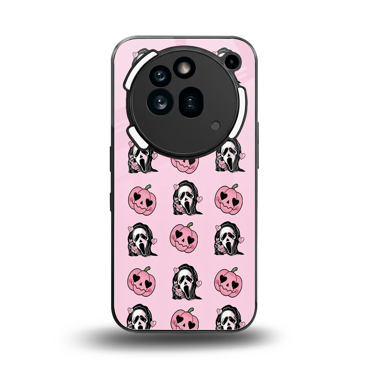 Friendly Ghost back phone cover | glass case for nothing phone 3a pro