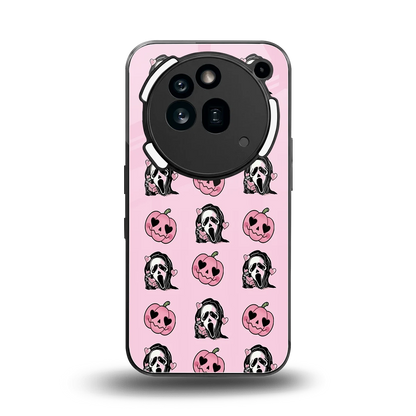Friendly Ghost back phone cover | glass case for nothing phone 3a pro