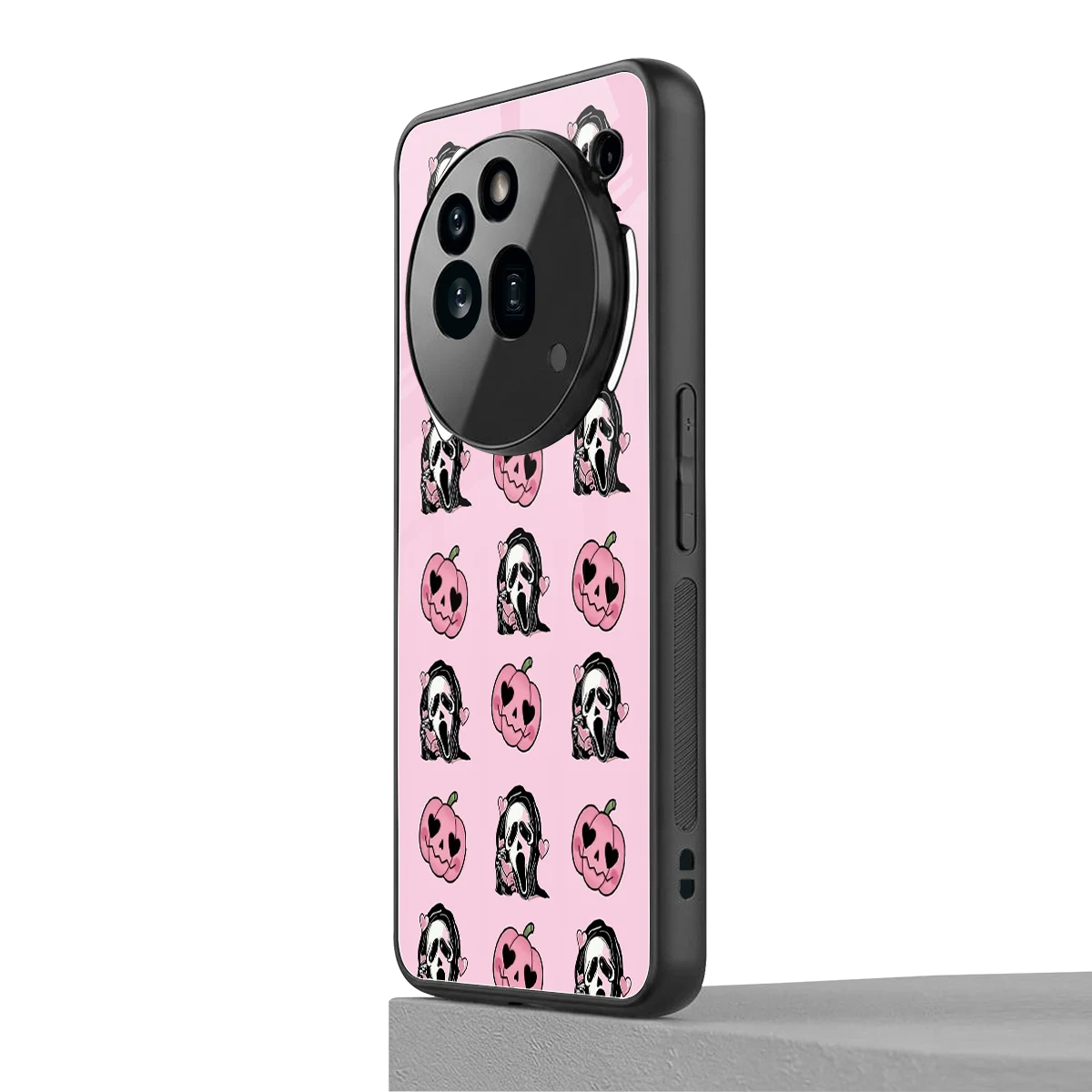 Friendly Ghost nothing phone 3a pro mobile cover | shockproof glass phone case