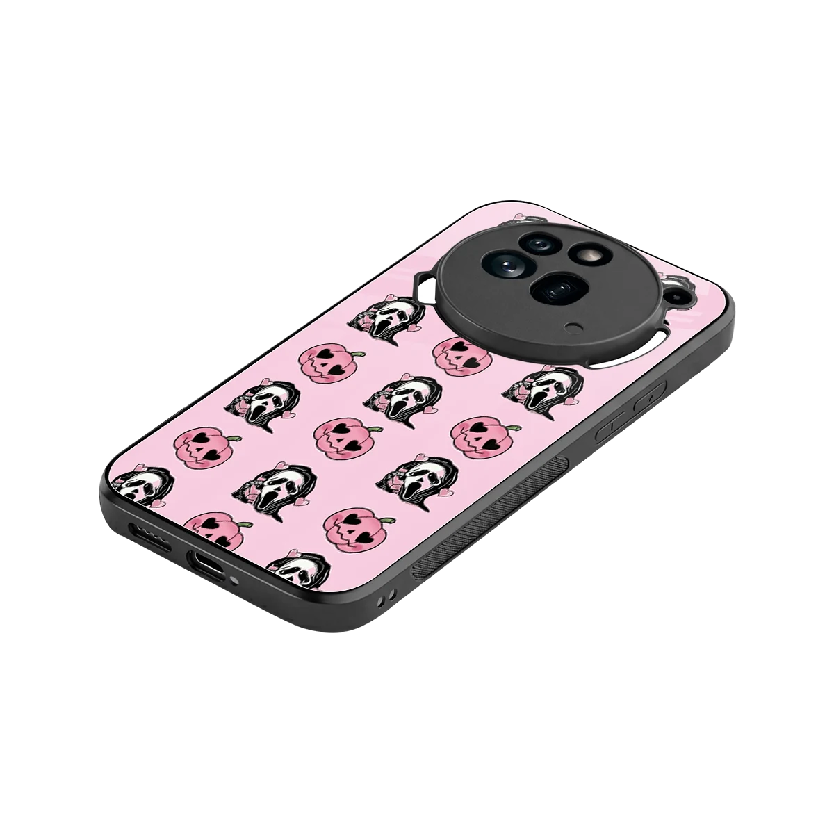 Friendly Ghost stylish phone case for nothing phone 3a pro | glossy glass and slim fit