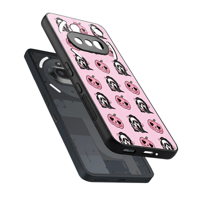Friendly Ghost sleek nothing phone 3a cover with tempered glass back and TPU edges