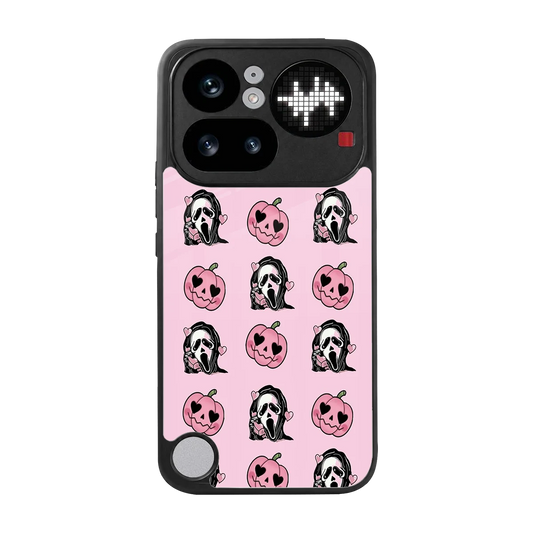 Friendly Ghost back phone cover | glass case for nothing phone 4a pro