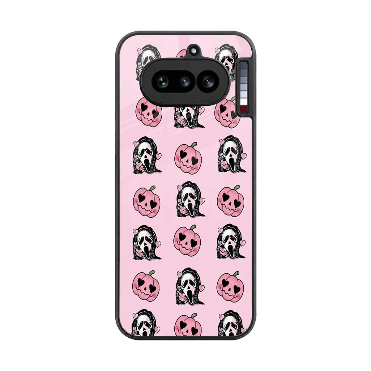 Friendly Ghost back phone cover | glass case for nothing phone 4a