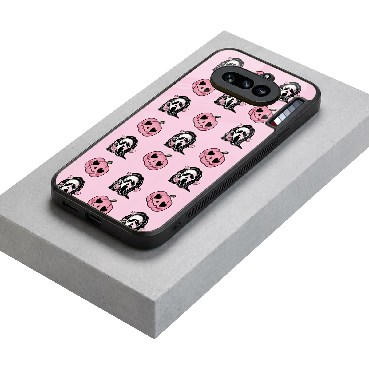 Friendly Ghost stylish phone case for nothing phone 4a | glossy glass and slim fit