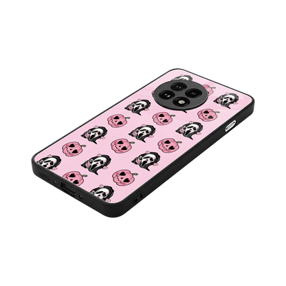 Friendly Ghost stylish phone case for oneplus 13r | glossy glass and slim fit