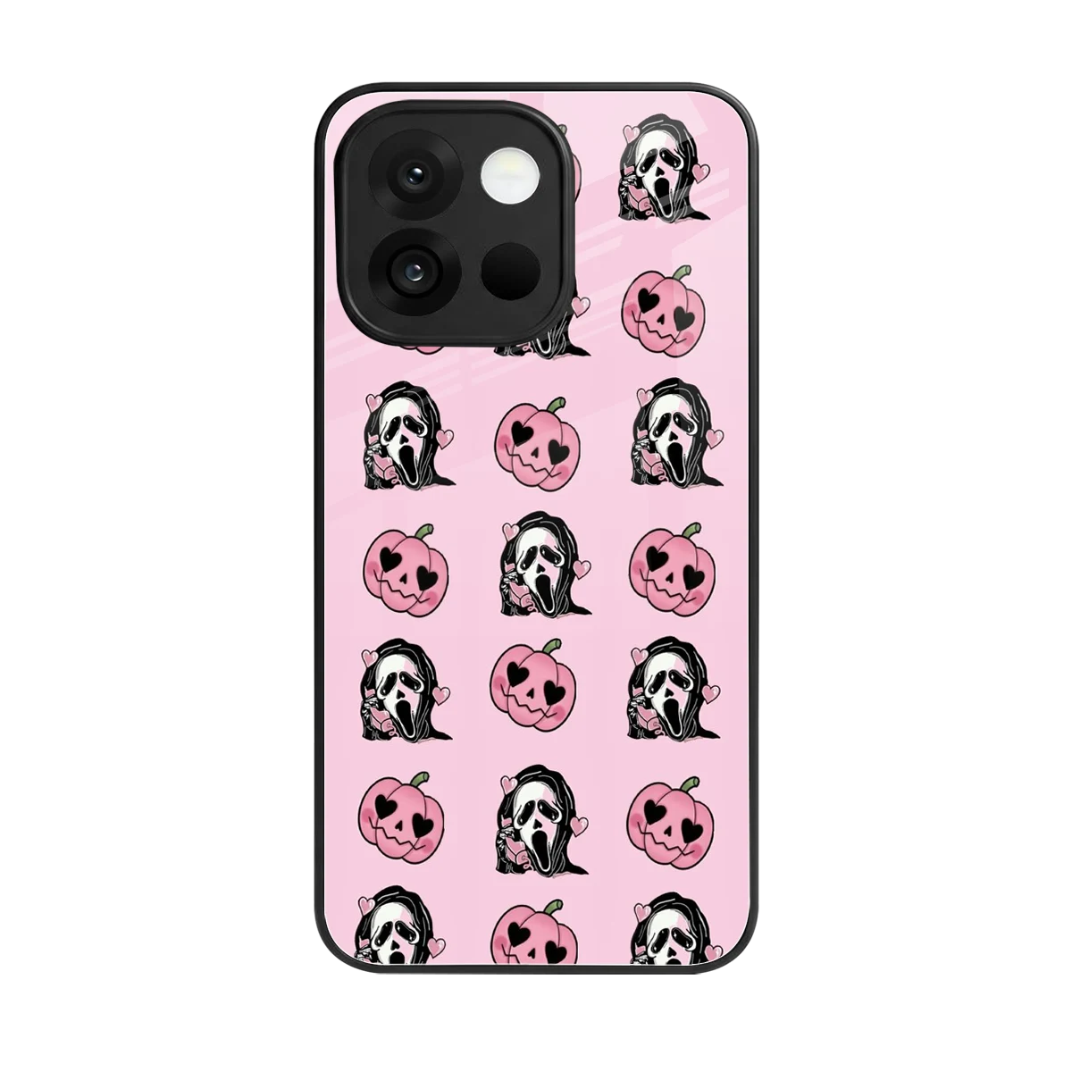 Friendly Ghost back phone cover | glass case for oneplus 13s