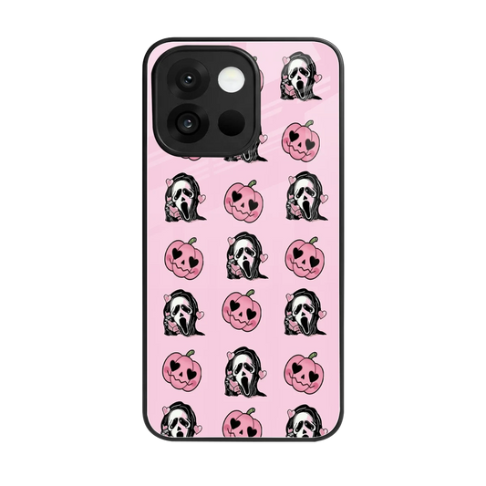 Friendly Ghost back phone cover | glass case for oneplus 13s