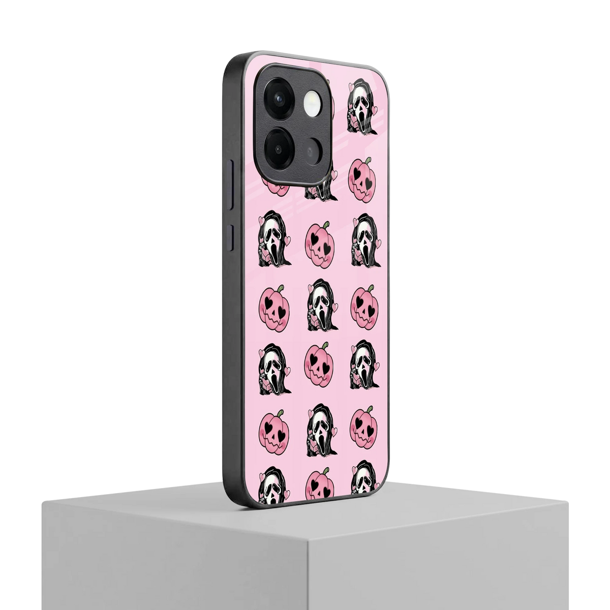 Friendly Ghost oneplus 13s mobile cover | shockproof glass phone case