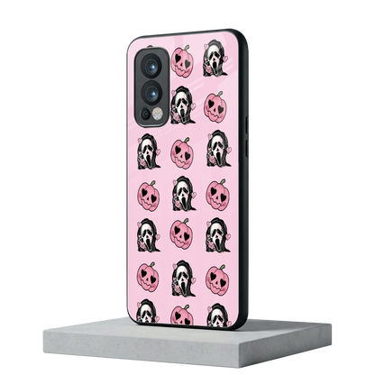 Friendly Ghost oneplus nord 2 mobile cover | shockproof glass phone case