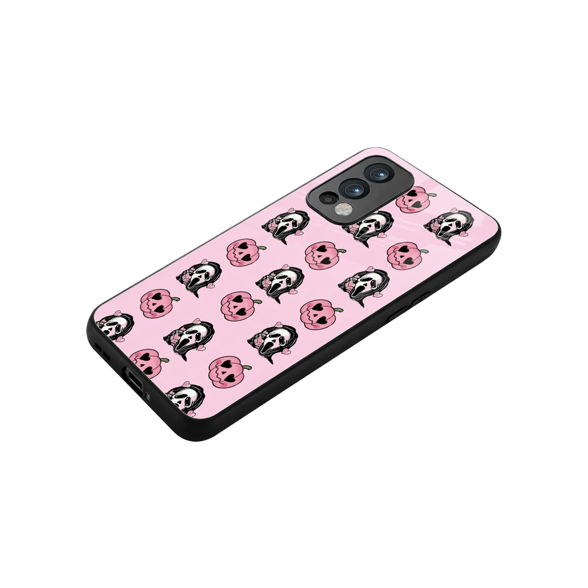 Friendly Ghost stylish phone case for oneplus nord 2 | glossy glass and slim fit