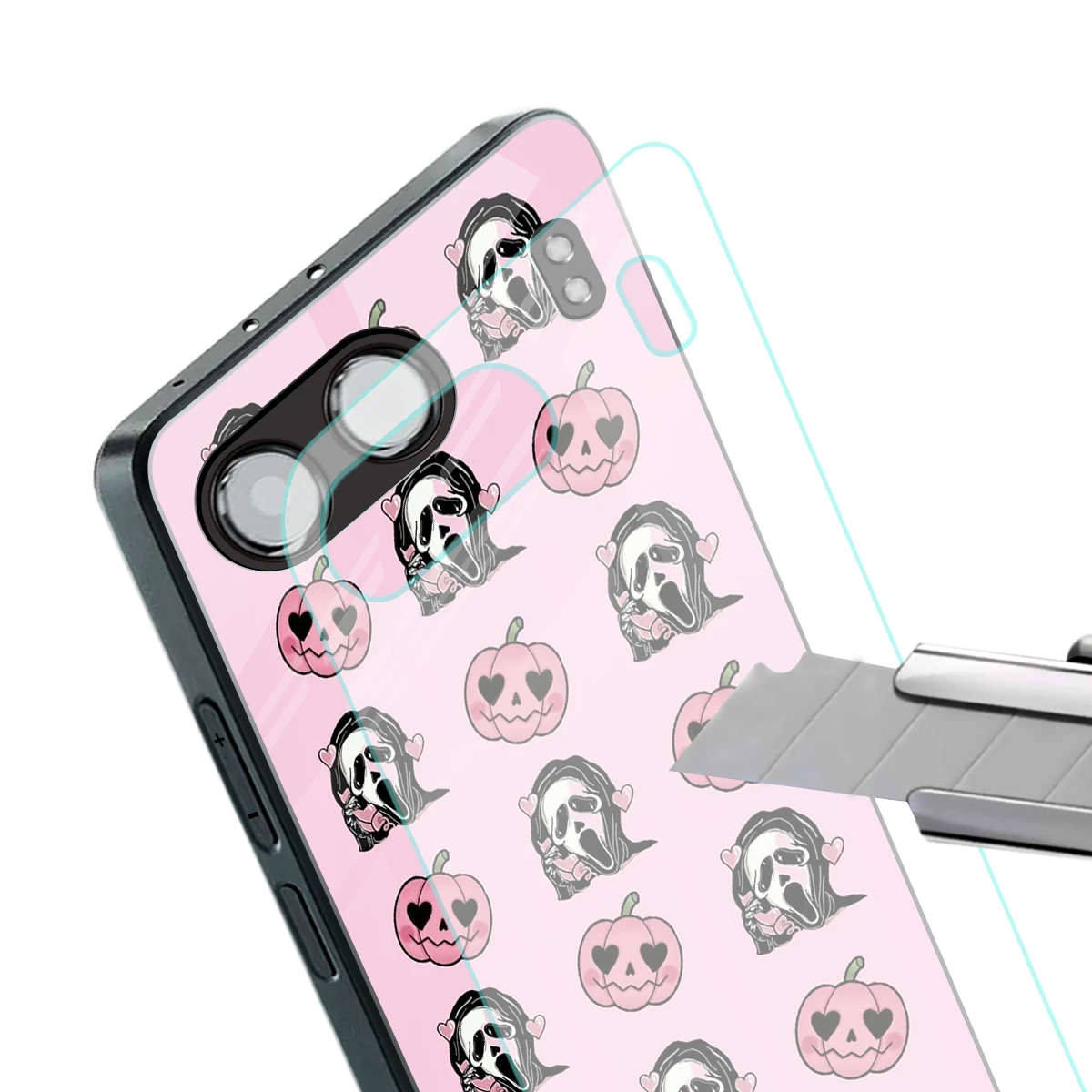 Friendly Ghost stylish phone case for oneplus nord 4 | glossy glass and slim fit