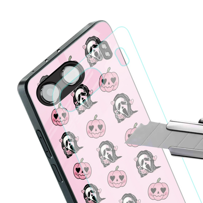 Friendly Ghost stylish phone case for oneplus nord 4 | glossy glass and slim fit