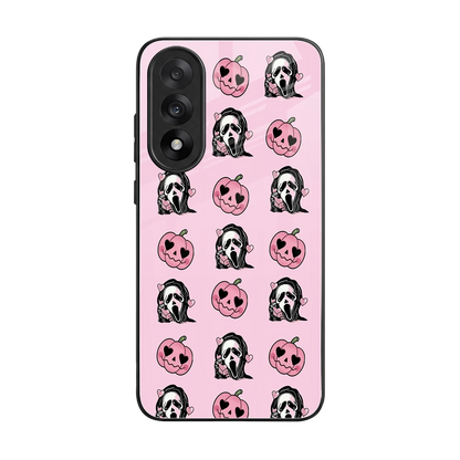 Friendly Ghost back phone cover | glass case for oneplus nord 5