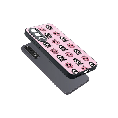 Friendly Ghost sleek oneplus nord 5 cover with tempered glass back and TPU edges
