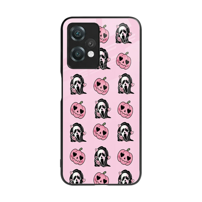 Friendly Ghost back phone cover | glass case for oneplus nord ce 2 lite