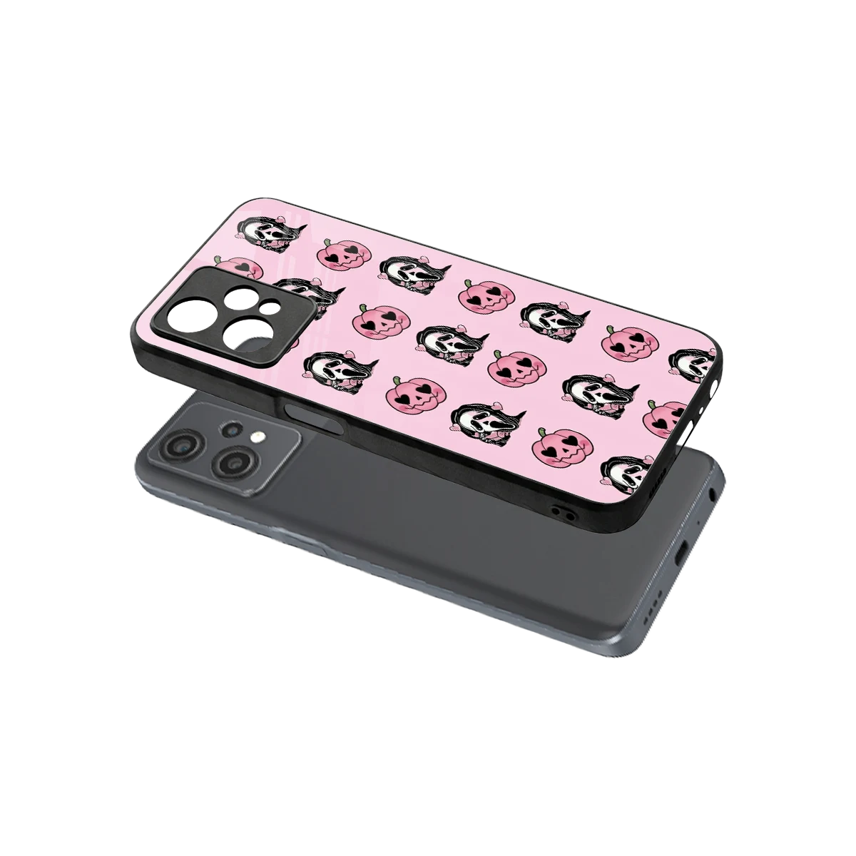 Friendly Ghost sleek oneplus nord ce 2 lite cover with tempered glass back and TPU edges