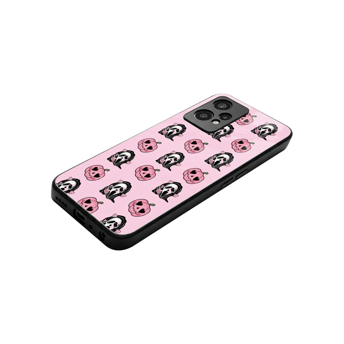 Friendly Ghost stylish phone case for oneplus nord ce 2 lite | glossy glass and slim fit