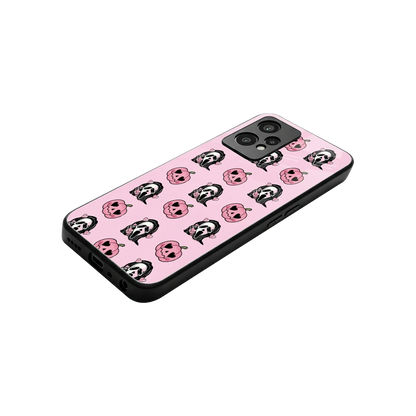 Friendly Ghost stylish phone case for oneplus nord ce 2 lite | glossy glass and slim fit