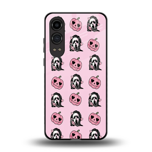 Friendly Ghost back phone cover | glass case for oneplus nord ce 4 lite