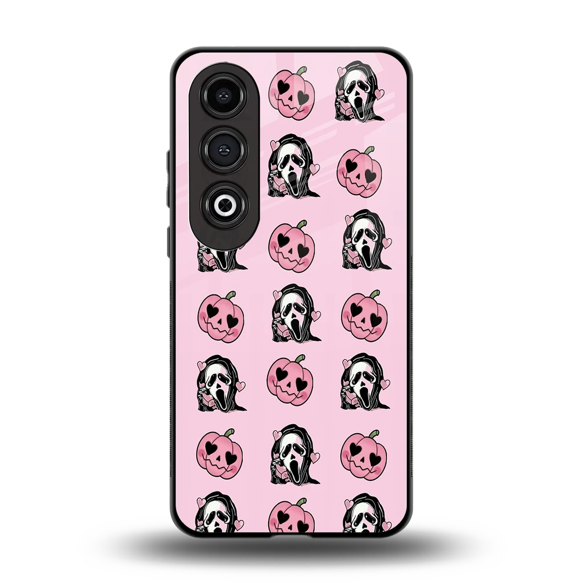 Friendly Ghost back phone cover | glass case for oneplus nord ce 4