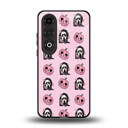 Friendly Ghost back phone cover | glass case for oneplus nord ce 4