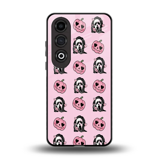 Friendly Ghost back phone cover | glass case for oneplus nord ce 4