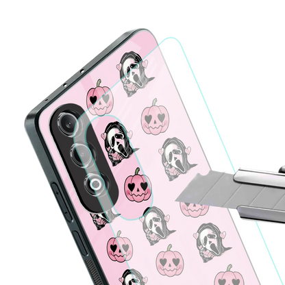 Friendly Ghost stylish phone case for oneplus nord ce 4 | glossy glass and slim fit