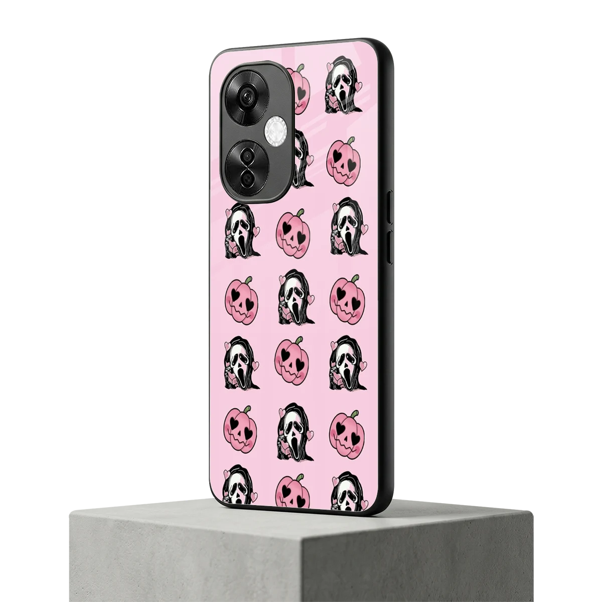 Friendly Ghost oneplus nord ce 3 lite mobile cover | shockproof glass phone case