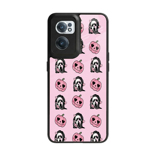 Friendly Ghost back phone cover | glass case for oneplus nord ce 2