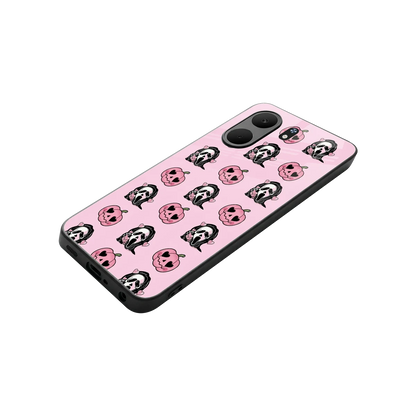 Friendly Ghost stylish phone case for oppo a5x 5g | glossy glass and slim fit